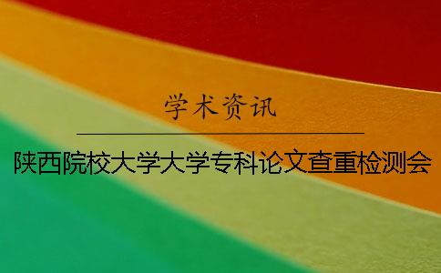 陜西院校大學大學專科論文查重檢測會查英語文獻嗎？